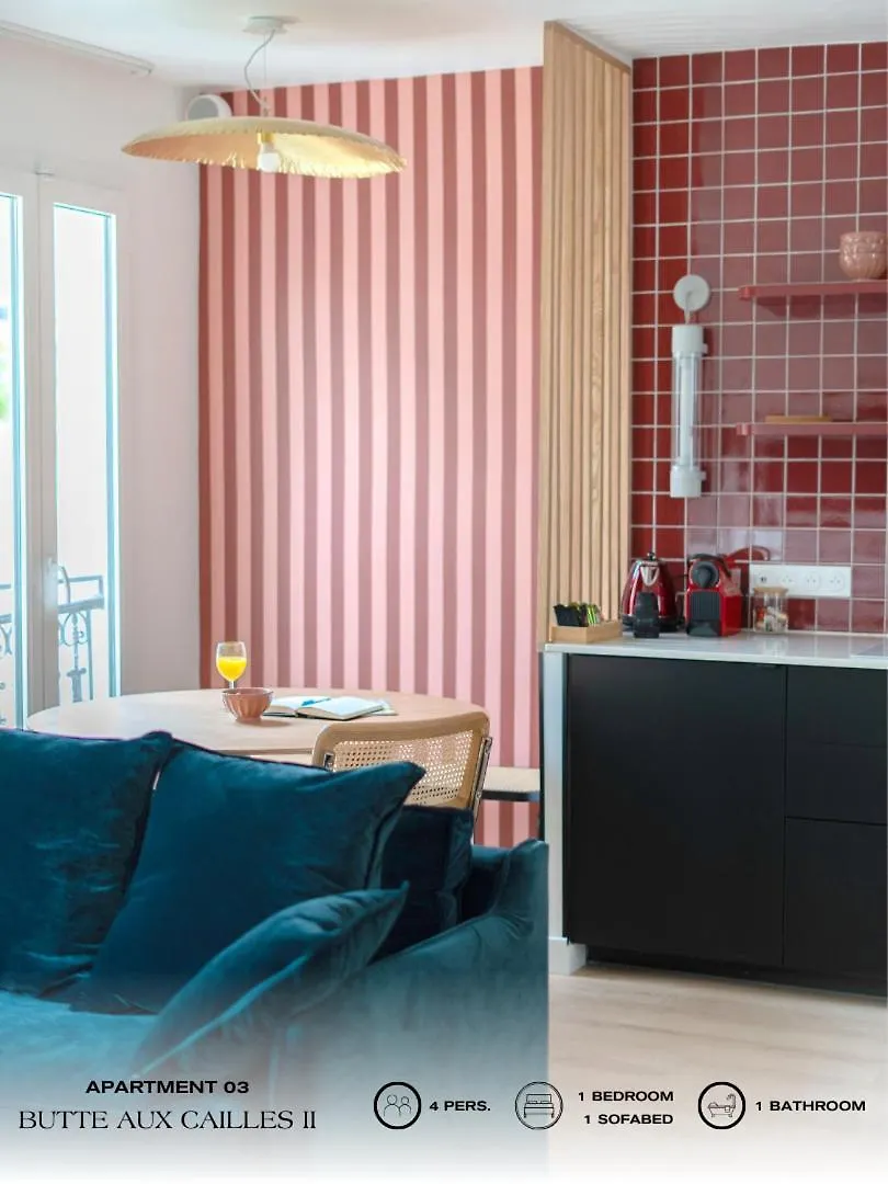 Beauquartier - Butte Aux Cailles II Apartment Paris 0*,
