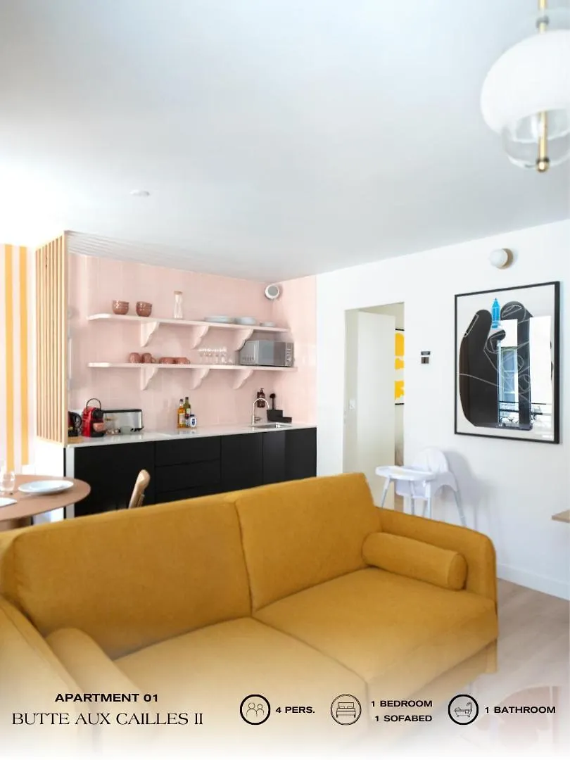 Beauquartier - Butte Aux Cailles II Apartment Paris France