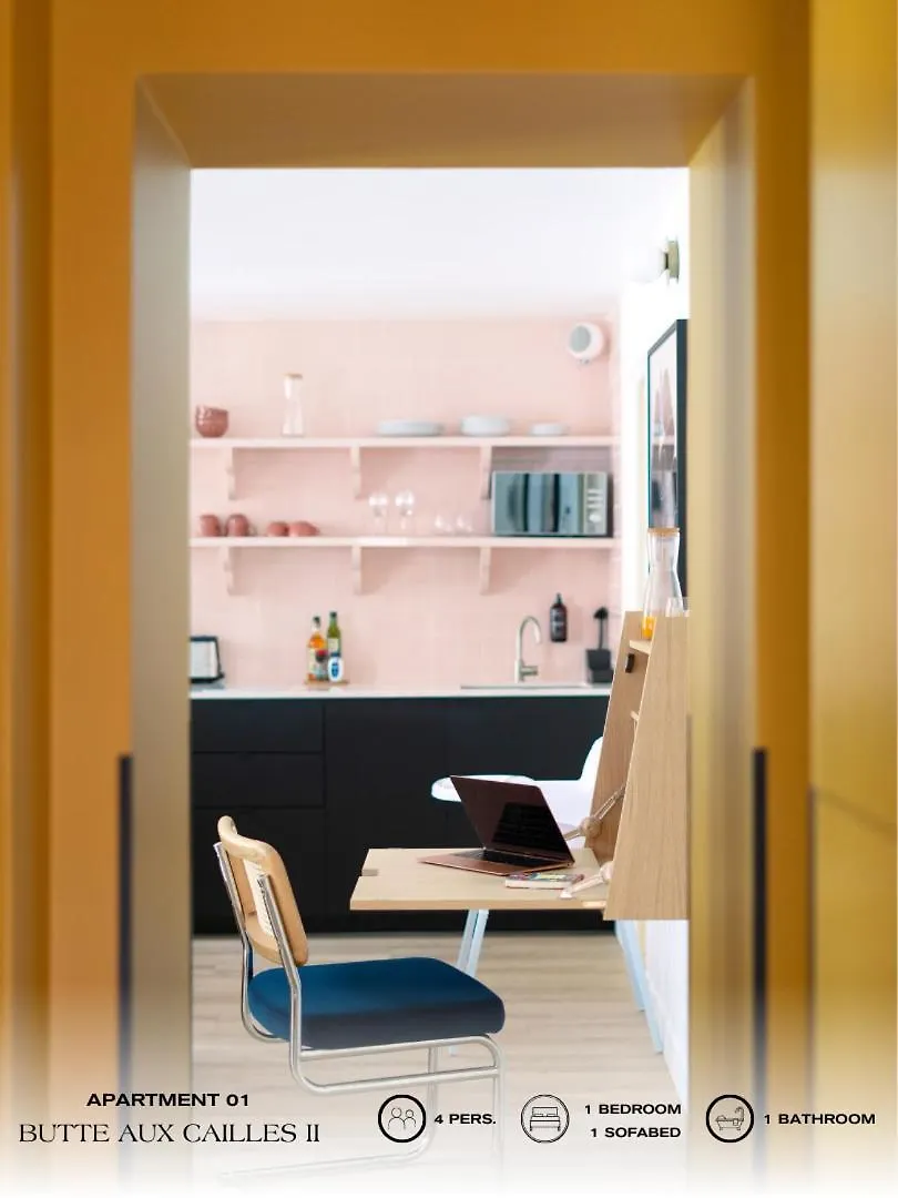Beauquartier - Butte Aux Cailles II Apartment Paris France